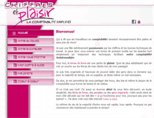 Tablet Screenshot of chiffresetplaisir.com